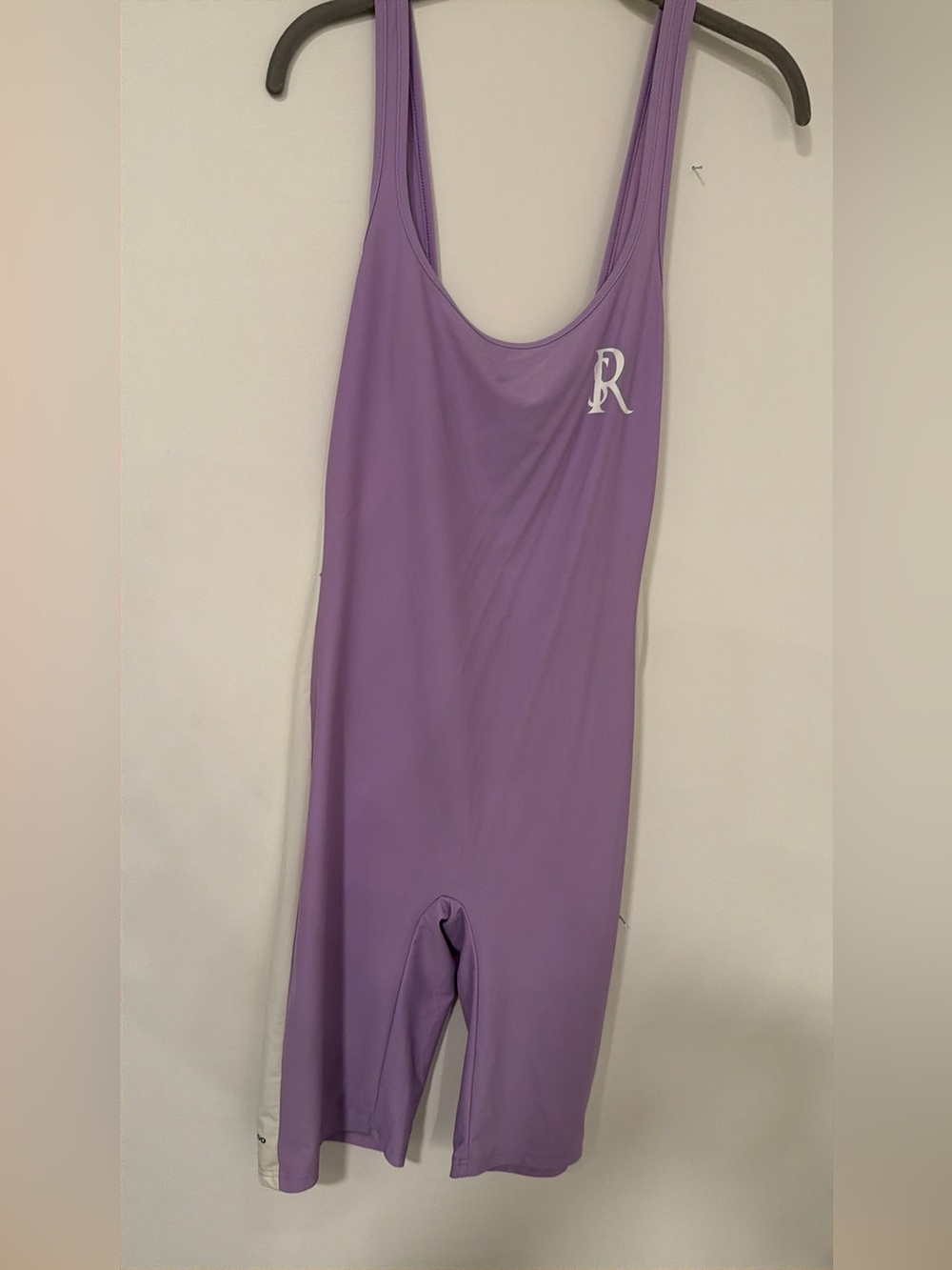 Women’s Gsuwoo Purple and white Romper